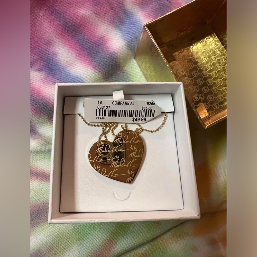 Michael Kors heart necklace